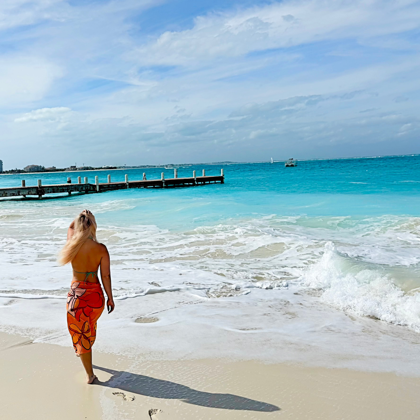 Plumeria Party Pareo