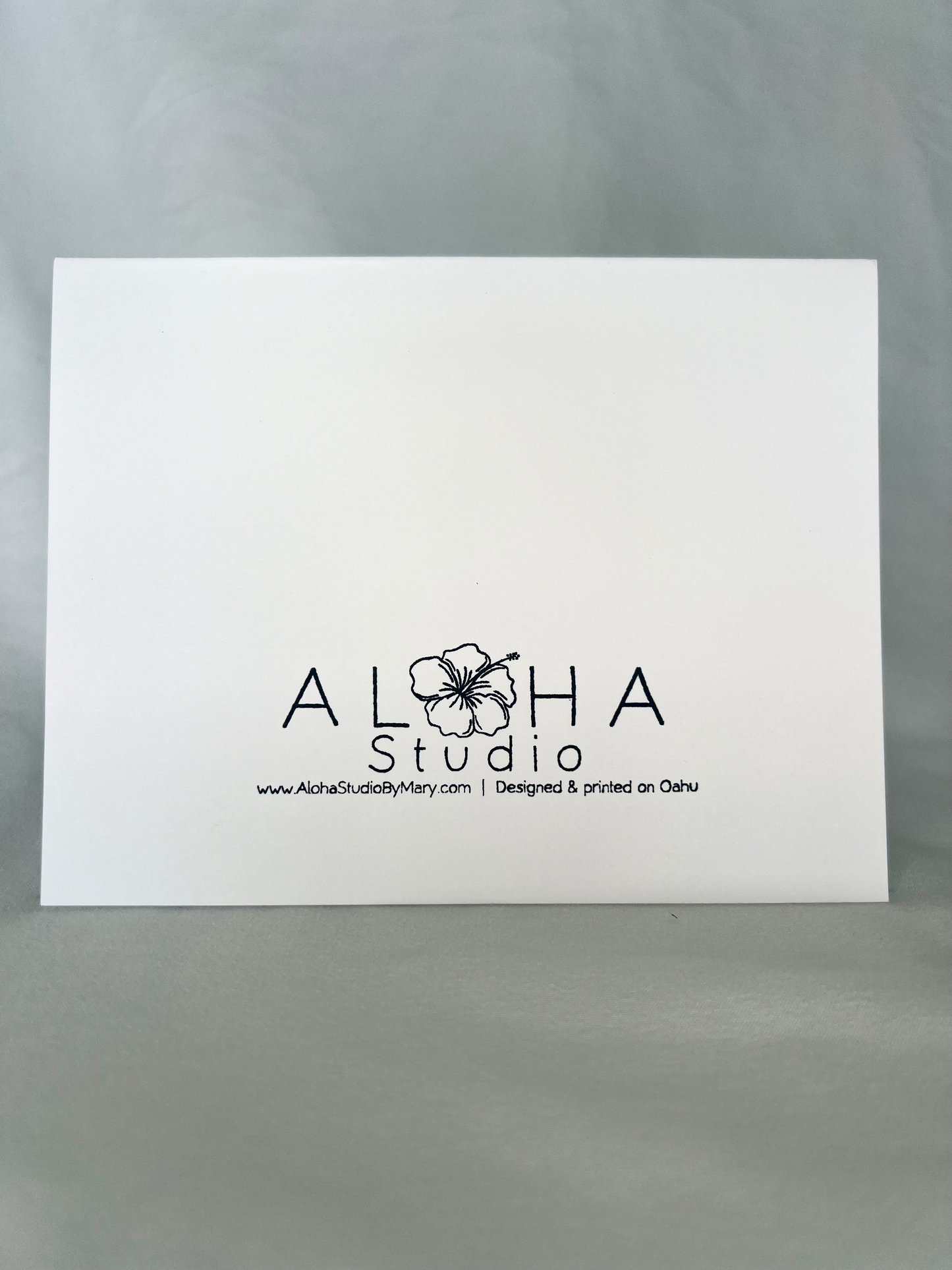 Hibiscus Birthday Cake Card