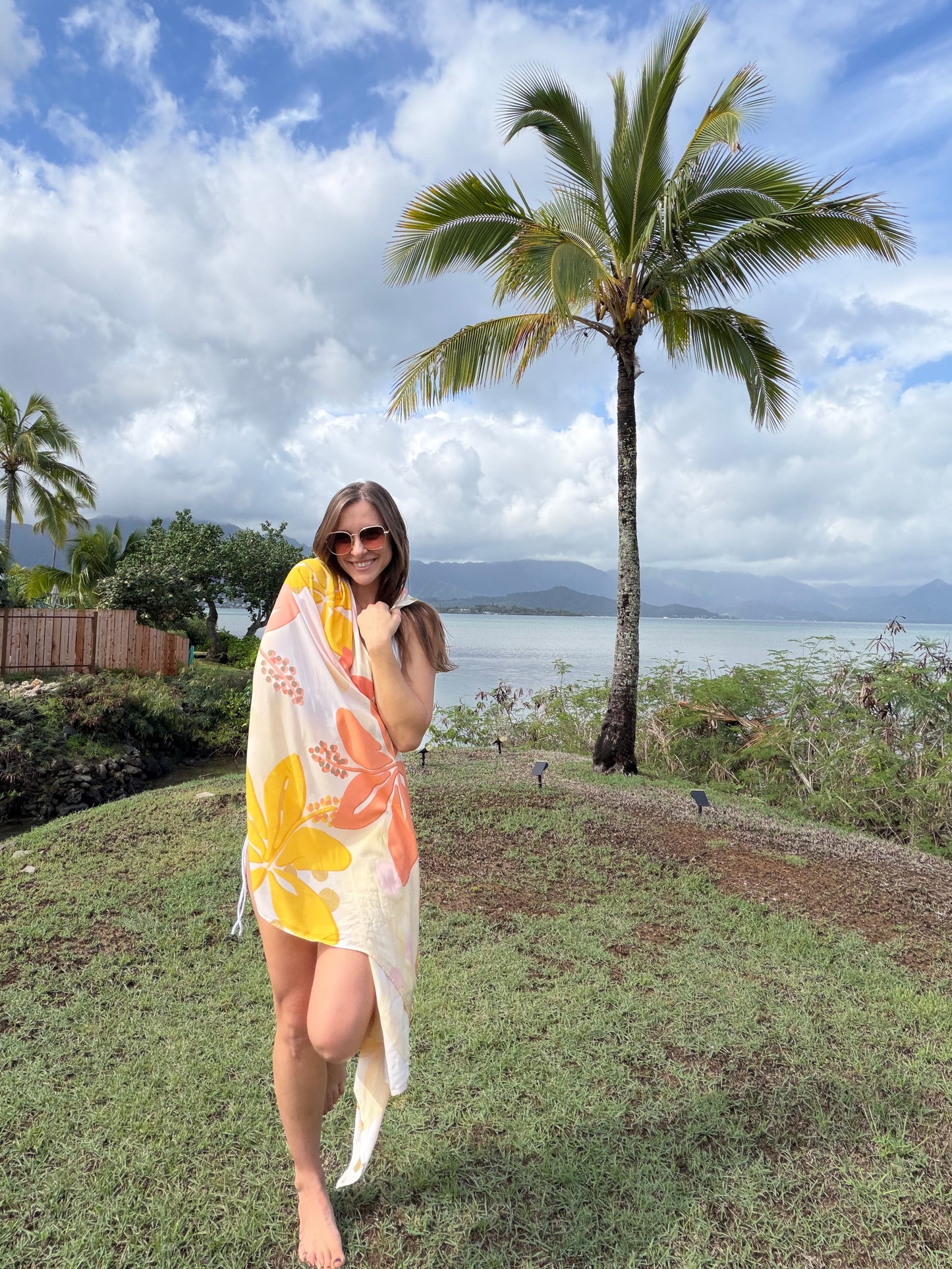 Sunrise Hibiscus Pareo