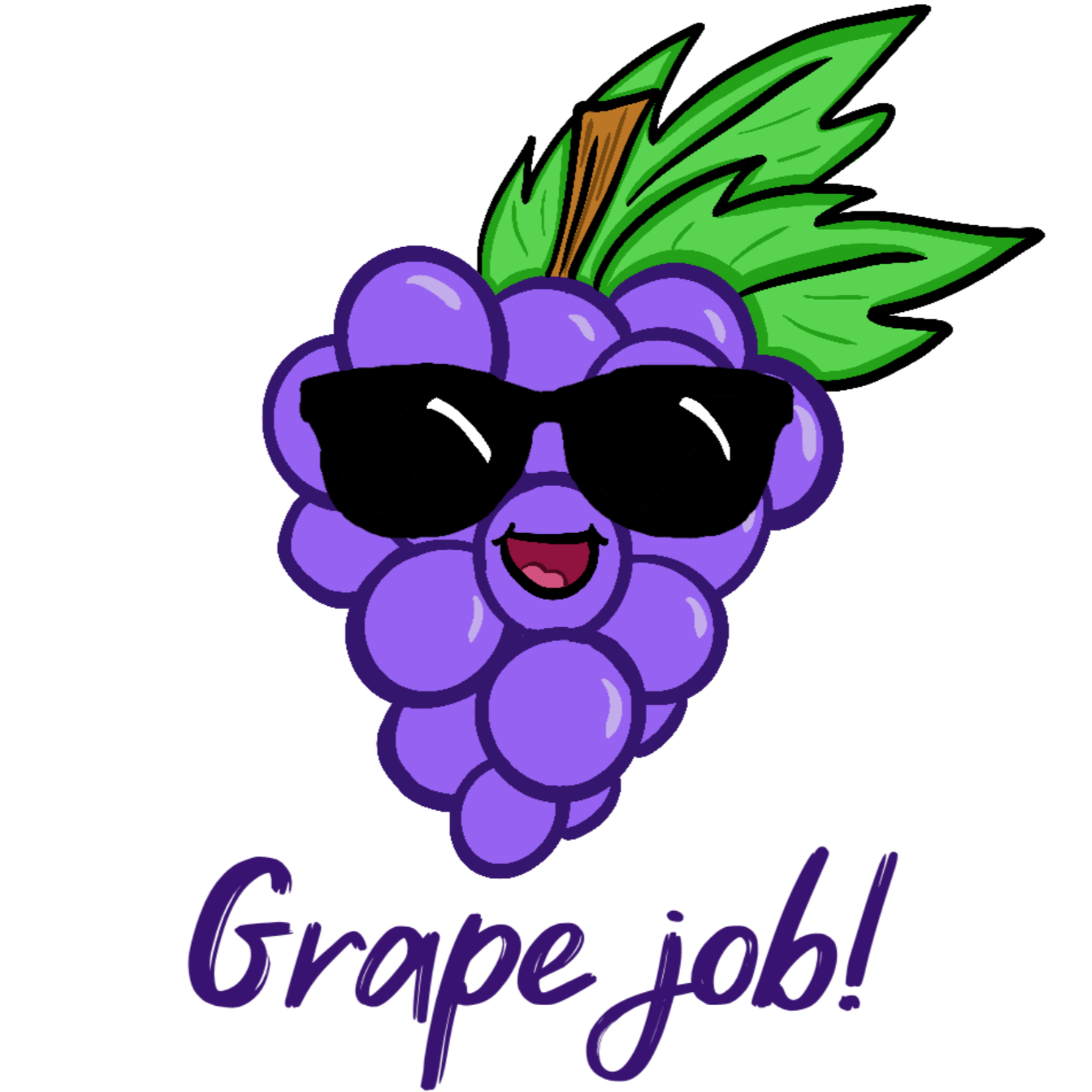 'Grape Job' Card