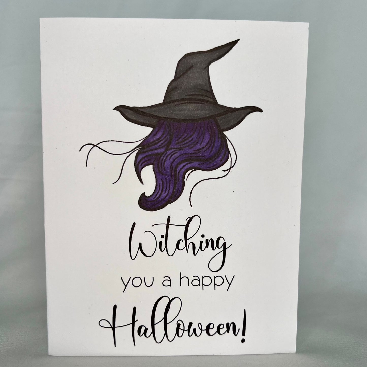 'Witching you a Happy Halloween!' Card