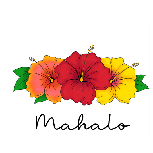 Hibiscus Mahalo - Ruby Sunrise