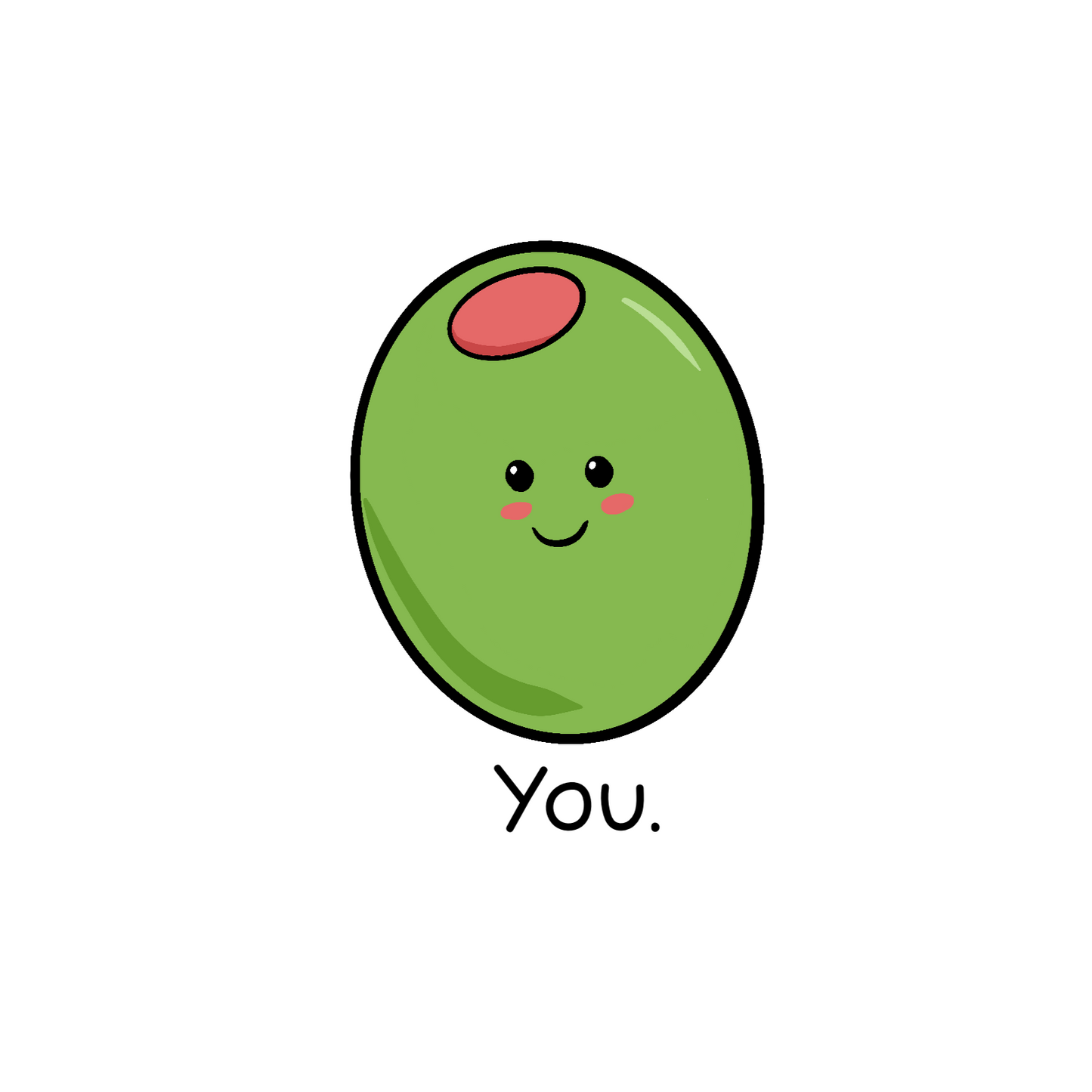 Olive You Card