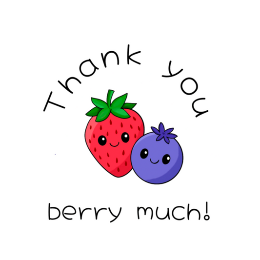 'Thank You Berry Much' Card