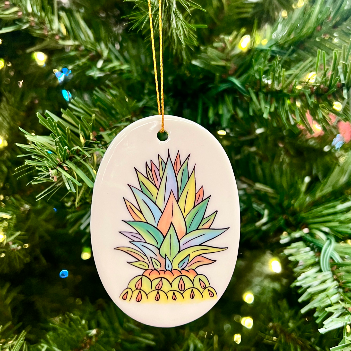 Pineapple Christmas Ornament